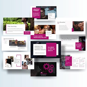 HealthTech Venture Capital Pitch Deck Presentation Design