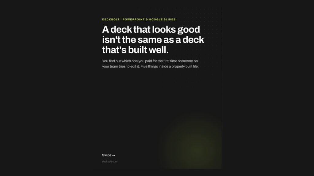 Carousel cover: A deck that looks good isn't the same as a deck that's built well