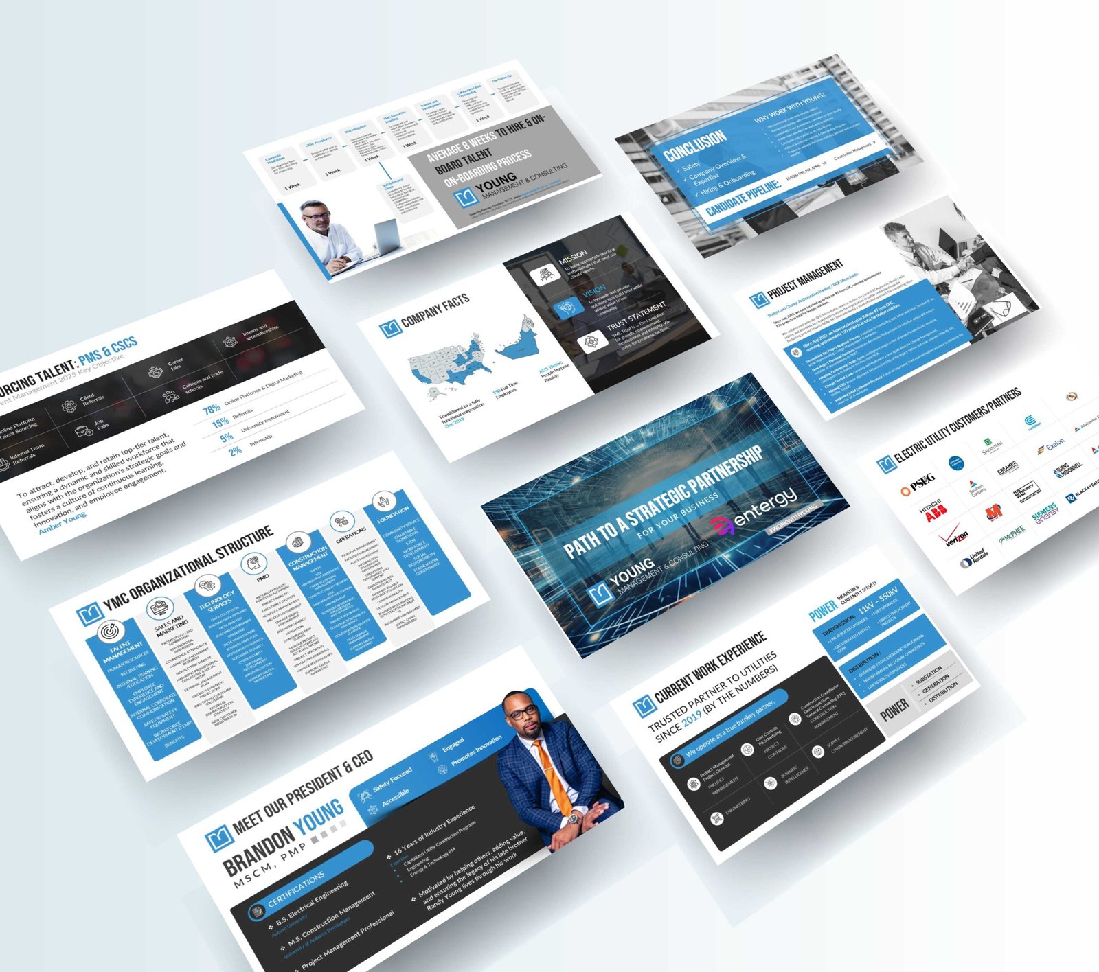Corporate capabilities and partnership deck slides
